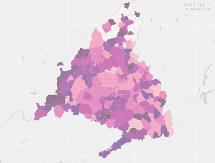Getafe, Fuenlabrada y Parla rondan los 1.000 nuevos casos de Covid en la última semana