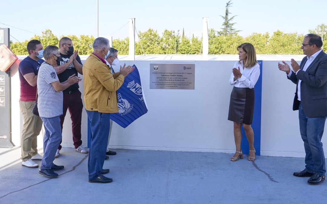 El Ayuntamiento y el C.D. Leganés homenajean a Salusiano Toribio, Hijo Predilecto de la ciudad