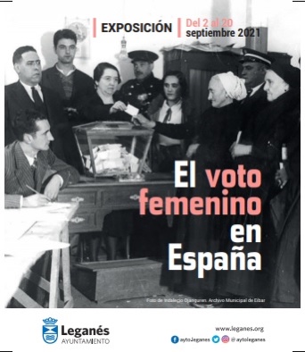 Últimos días para disfrutar de la exposición «el voto femenino en España» en Leganés