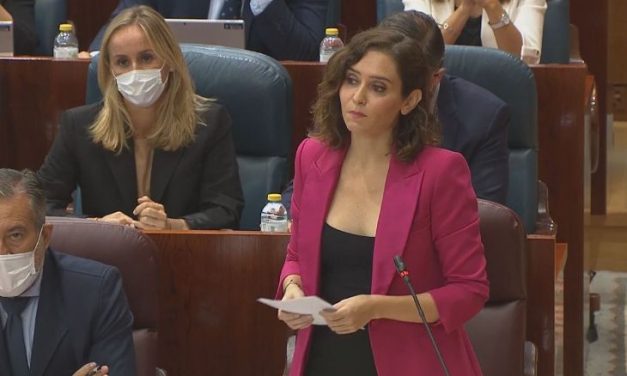 Díaz Ayuso anuncia la presentación del proyecto de Presupuestos de 2022