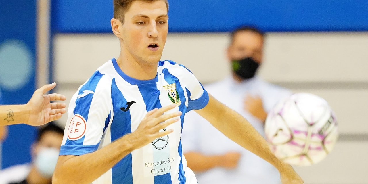 Juanma, del CD Leganés FS, tras vencer 5-2 al Unión África Ceutí: «No tengo duda de que vamos a sacar esto adelante»