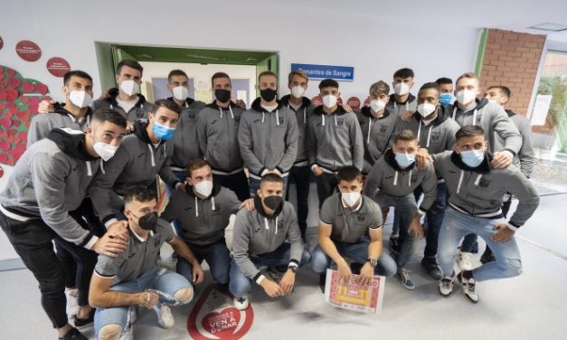 El C.D. Leganés fomenta la donación de sangre en el Maratón del Hospital Severo Ochoa