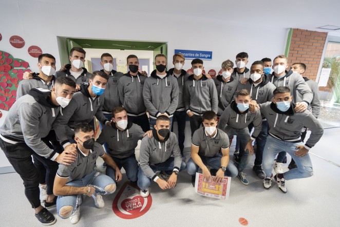 El C.D. Leganés fomenta la donación de sangre en el Maratón del Hospital Severo Ochoa