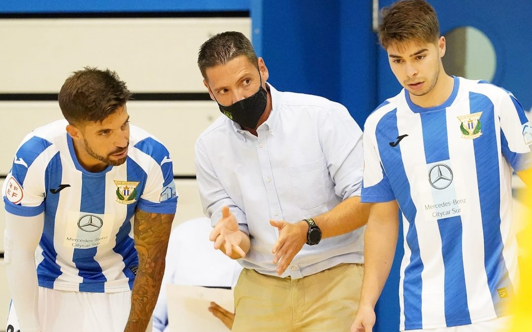 Diego Garcimartín, entrenador del CD Leganés FS: «No cabe otra posibilidad que no sea ganar»