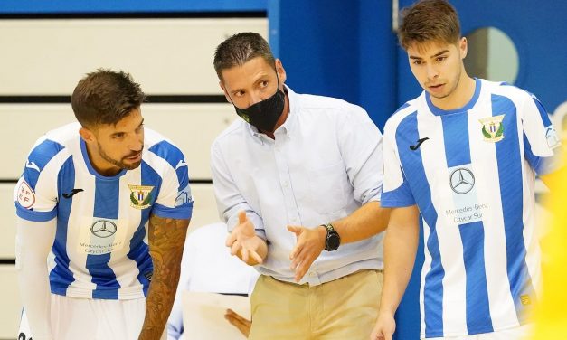Diego Garcimartín, entrenador del CD Leganés FS: «No cabe otra posibilidad que no sea ganar»