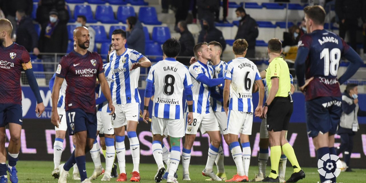 El Leganés vence en El Alcoraz y pone fin a la mala dinámica