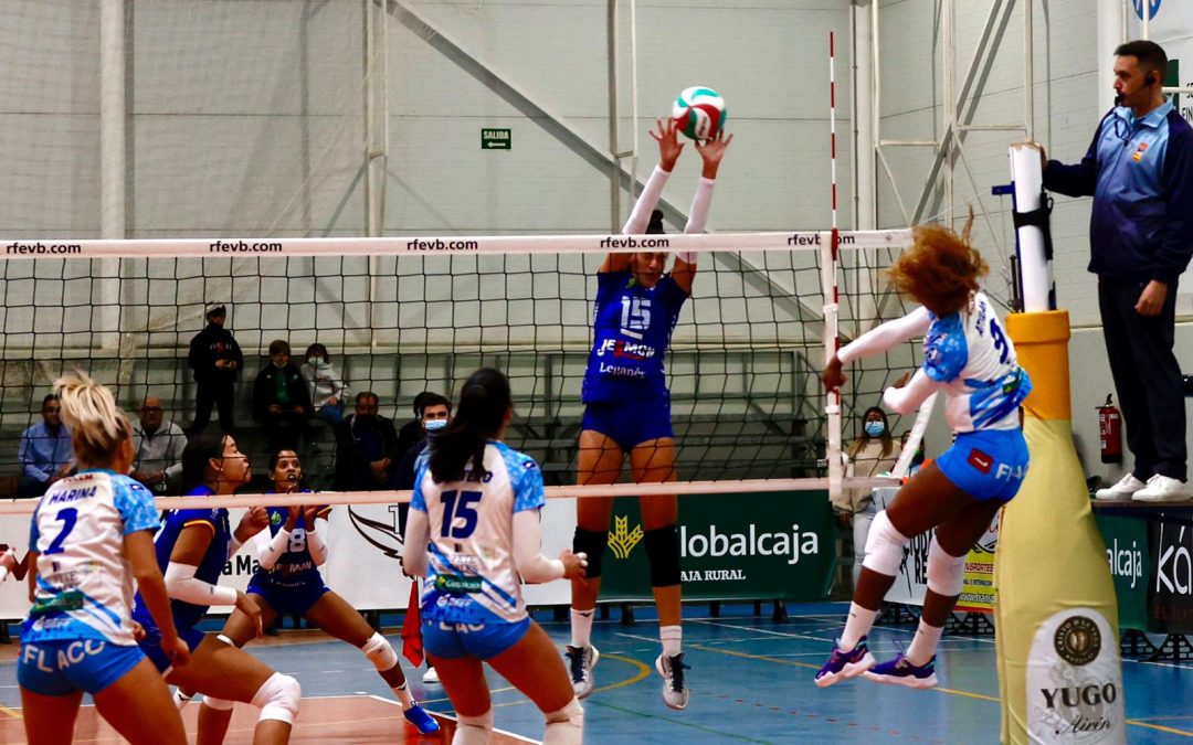 Un batallador Voleibol Leganés no puede con el líder