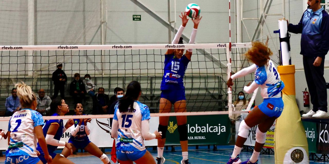 Un batallador Voleibol Leganés no puede con el líder