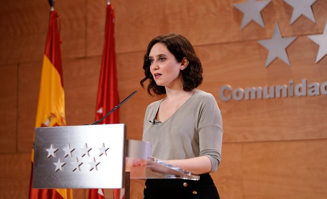 Ayuso: «No hay motivos para cancelar comidas ni celebraciones»