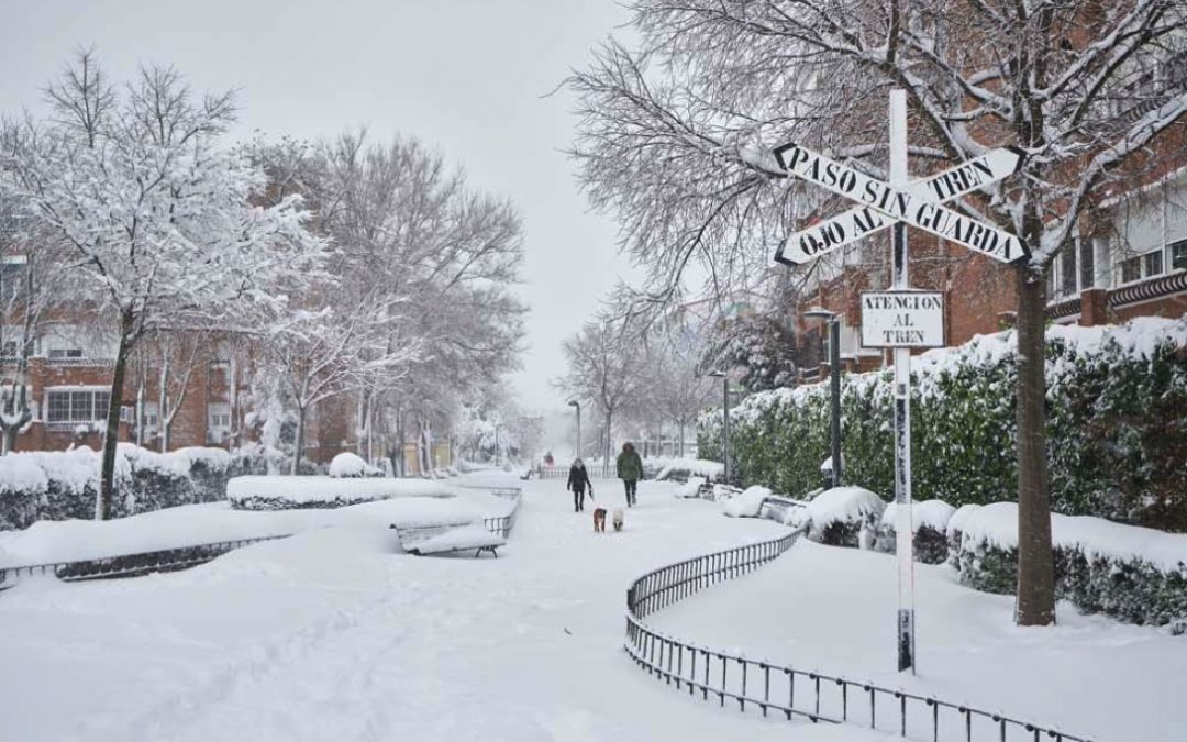 El Ayuntamiento de Leganés recuerda la nevada de hace un año con el libro fotográfico ‘Leganés bajo la Gran nevada’