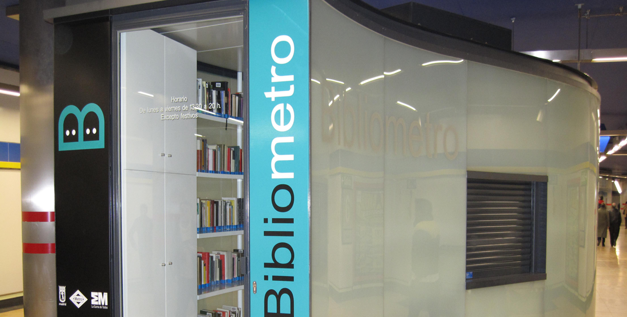 La Comunidad de Madrid destina 904.000 euros a Bibliometro, las bibliotecas del Metro de Madrid