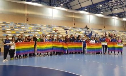 Deportistas de Leganés se unen por el Día contra la LGTBIfobia