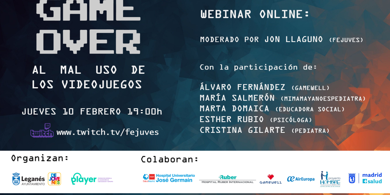 El Ayuntamiento, el Hospital José Germain y Fejuves organizan una charla para impulsar el buen uso de los videojuegos