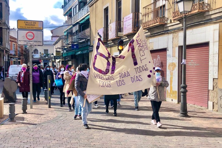 Leganés reivindica la posición abolicionista de la ciudad en el Día Internacional de la Mujer