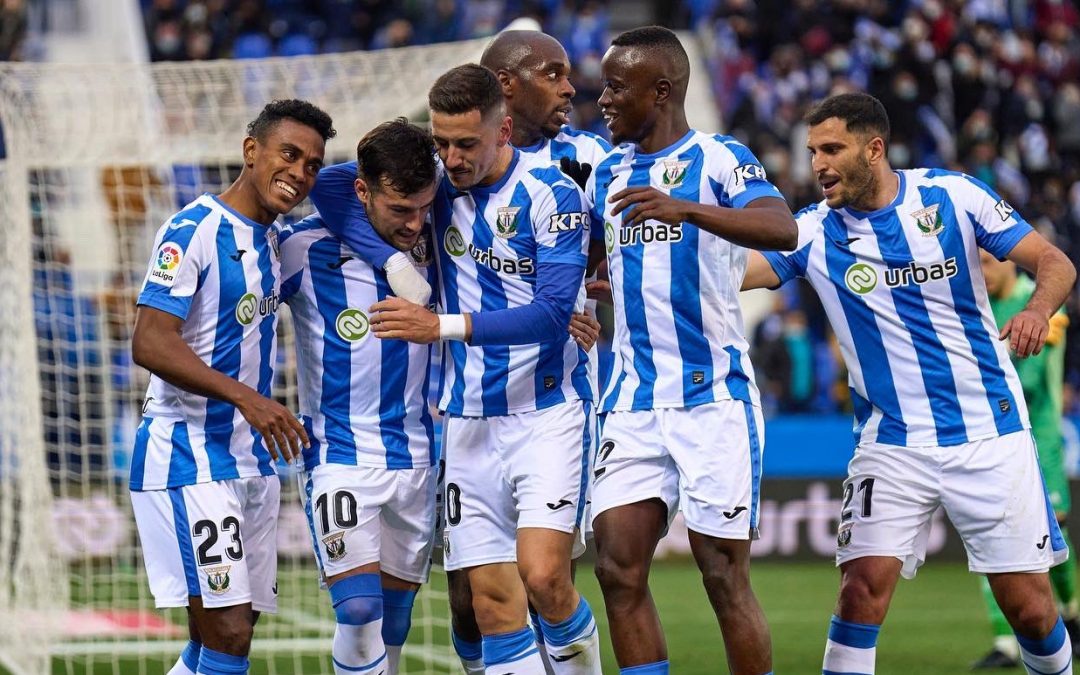 El Leganés vence al Mirandés y empieza a mirar hacia arriba