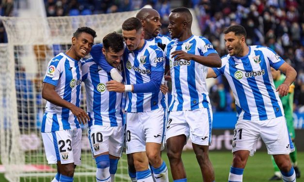 El Leganés vence al Mirandés y empieza a mirar hacia arriba