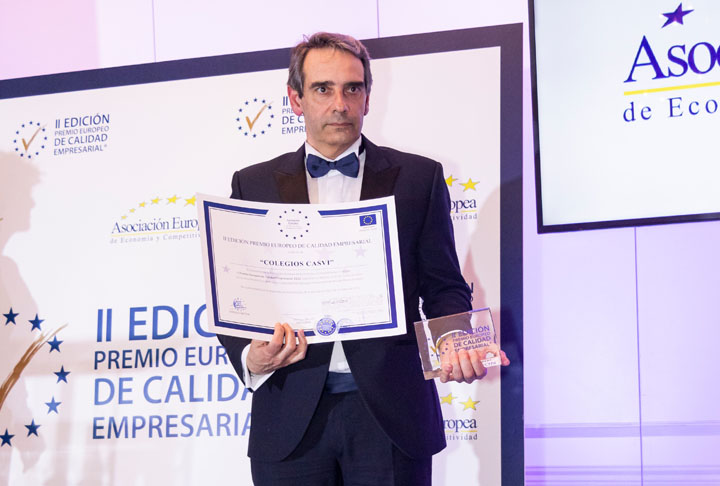 Los Colegios Casvi reciben el Premio Europeo a la calidad empresarial