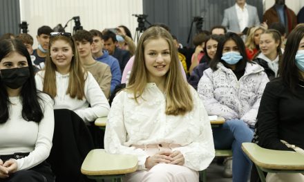 La Princesa Leonor visita un instituto de Leganés para asistir a unas jornadas sobre ciberseguridad