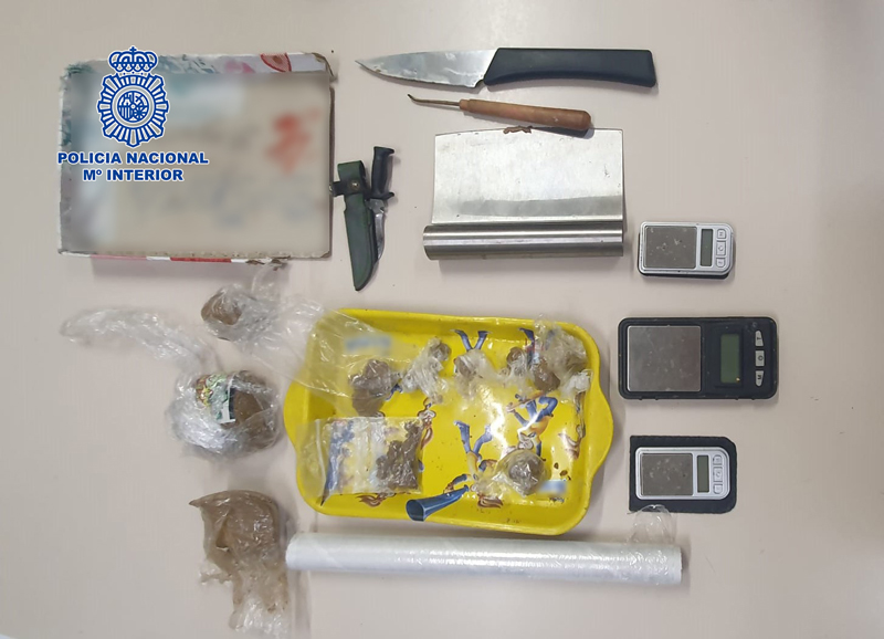 Desmantelado en Leganés un punto de venta de droga