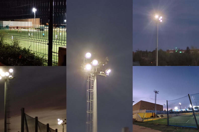 ULEG denuncia la «penosa iluminación» de la instalación deportiva La Cantera