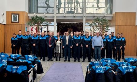 <strong>Leganés da la bienvenida a los 40 nuevos agentes que se incorporan al cuerpo de Policía Local</strong>