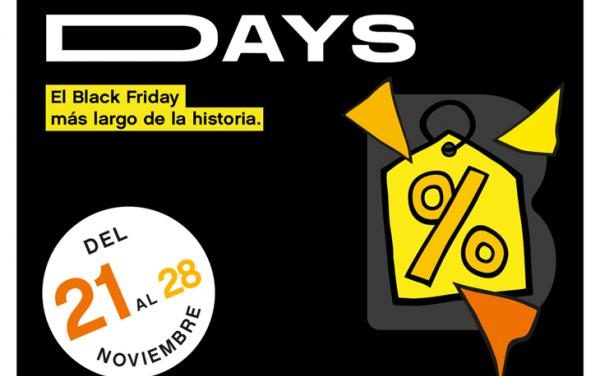 BLACK DAYS en Getafe The Style Outlets, el Black Friday más largo de la historia