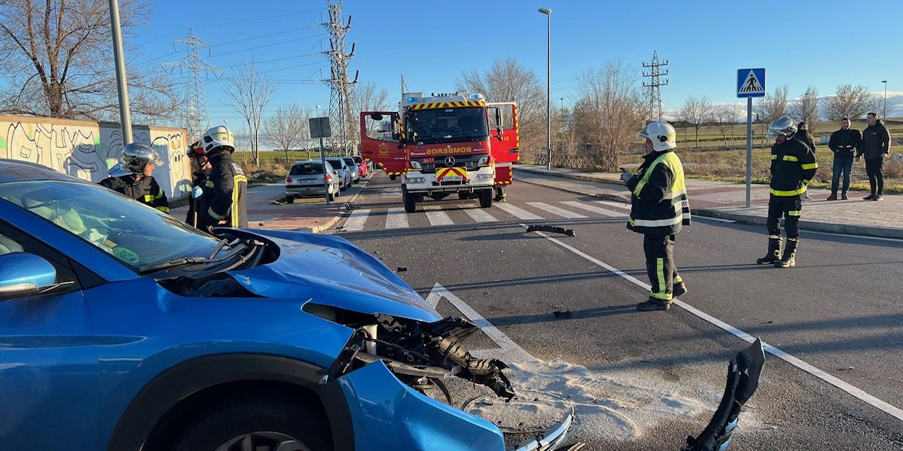 Cinco heridos, uno de ellos grave, en un accidente de tráfico registrado en Leganés