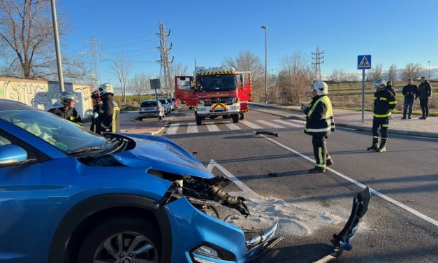 Cinco heridos, uno de ellos grave, en un accidente de tráfico registrado en Leganés