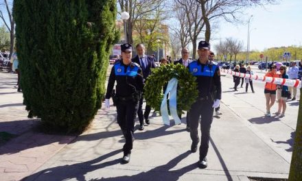 Leganés recordó un año más a las víctimas del atentado del 11 marzo de 2004 y al GEO fallecido en la ciudad