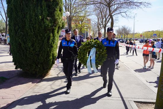 Leganés recordó un año más a las víctimas del atentado del 11 marzo de 2004 y al GEO fallecido en la ciudad