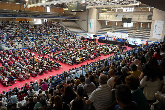 El Pabellón Europa de Leganés acogió el sorteo de las 350 viviendas en régimen de venta y alquiler de EMSULE