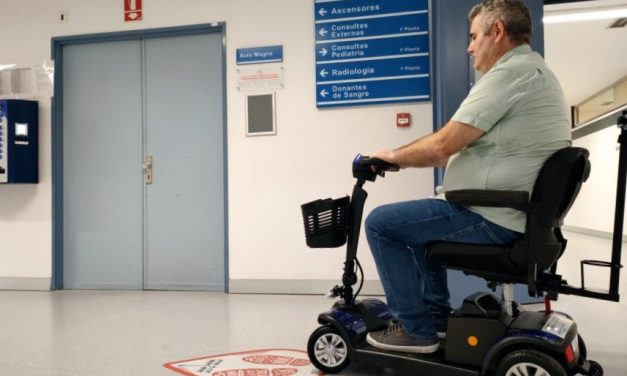 El Hospital público Severo Ochoa de Leganés implanta el uso de scooter para pacientes o familiares con movilidad reducida