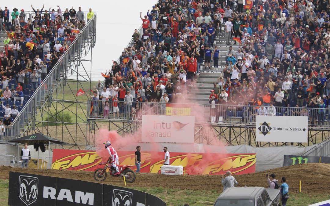 El circuito de intu Xanadú vive un fin de semana histórico con el doblete español en el GP de España de Motocross