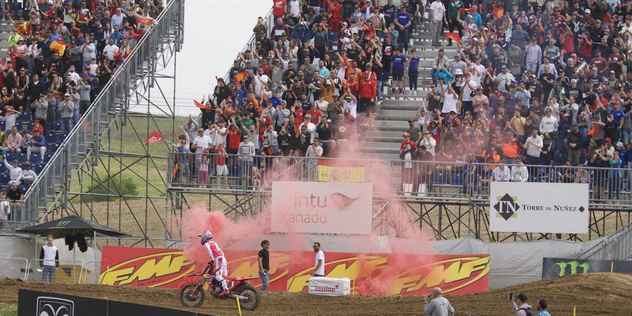 El circuito de intu Xanadú vive un fin de semana histórico con el doblete español en el GP de España de Motocross