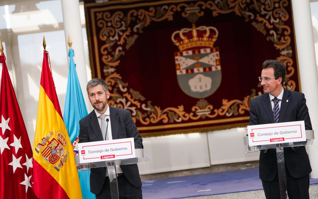 La Comunidad de Madrid invertirá 125 millones en Leganés en áreas como educación, sanidad o mayores