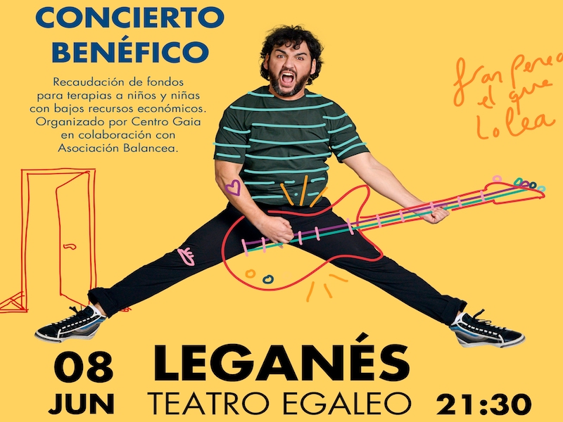 El Centro GAIA, la Asociación Balancea y el Ayuntamiento de Leganés unen fuerzas en la campaña benéfica «Tejiendo Raíces» con concierto de Fran Perea incluido