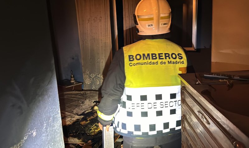 Un hombre de 77 años fallece en un incendio en Leganés