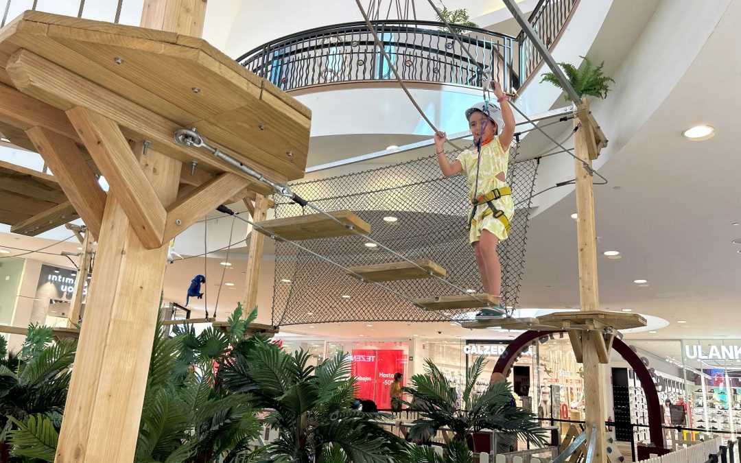 Llega a intu Xanadú ‘Tree Tops Adventure’, un circuito de aventuras con juegos de equilibrio y escalada