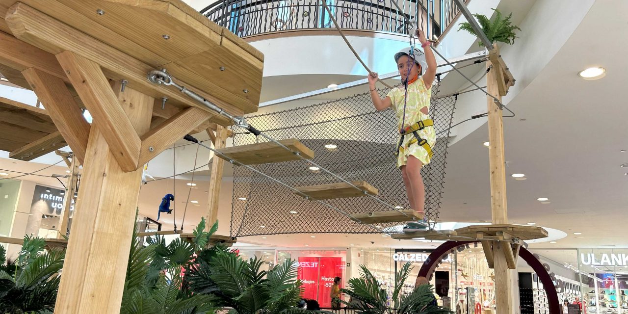 Llega a intu Xanadú ‘Tree Tops Adventure’, un circuito de aventuras con juegos de equilibrio y escalada
