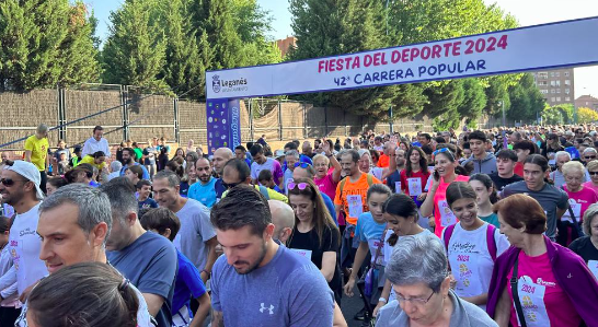 Leganés celebró la XLII Carrera Popular y su Fiesta del Deporte reuniendo a más de 8.000 personas