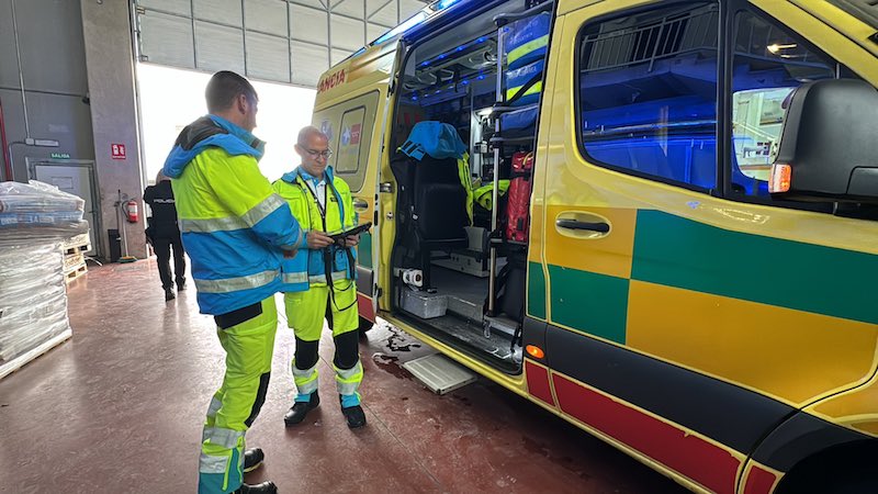 Muere un trabajador tras caerle una placa de hormigón de 600 kilos en una nave de Leganés
