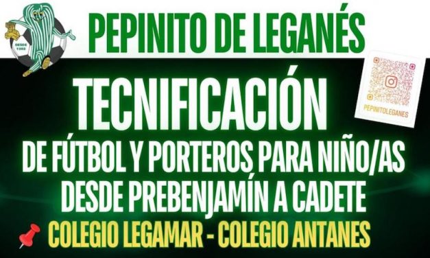 La Asociación Pepinito de Leganés lanza un programa de tecnificación de fútbol para niños y niñas