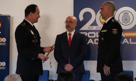 Martín Sánchez, nuevo comisario de la Policía Nacional en Leganés, toma posesión de su cargo