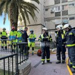 Un incendio en un piso de Leganés deja una mujer herida por quemaduras y tres intoxicados por humo