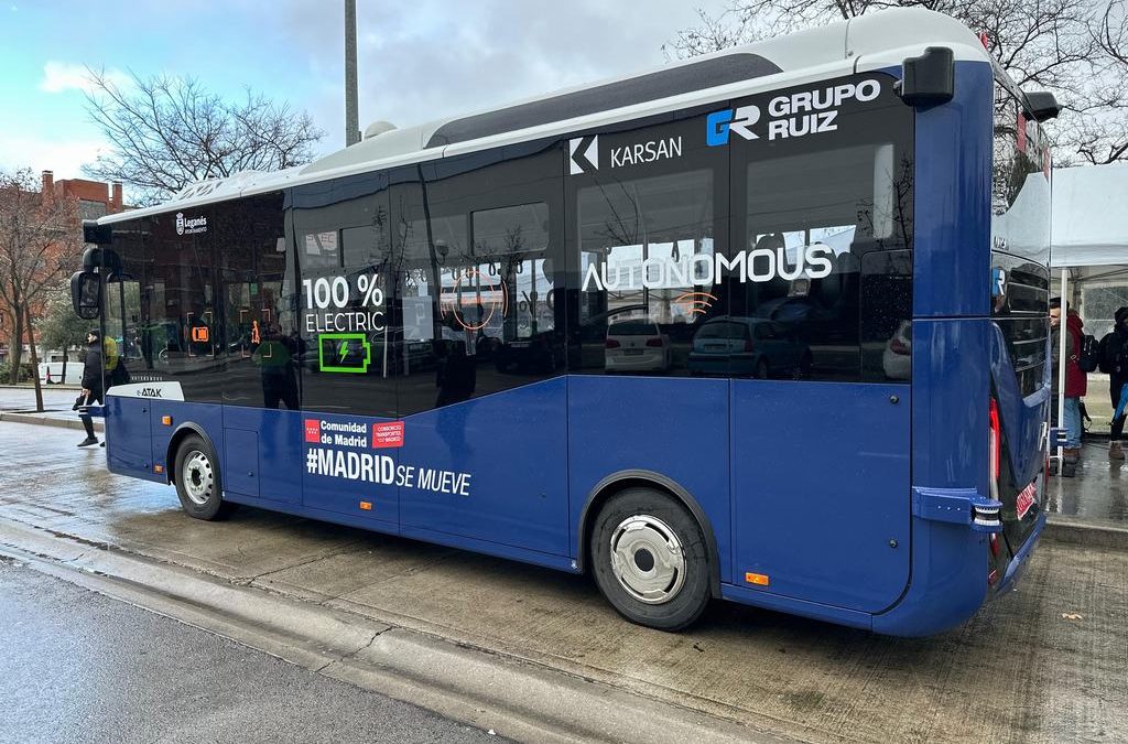 Leganés estrenará en 2026 el primer autobús autónomo y a demanda de España