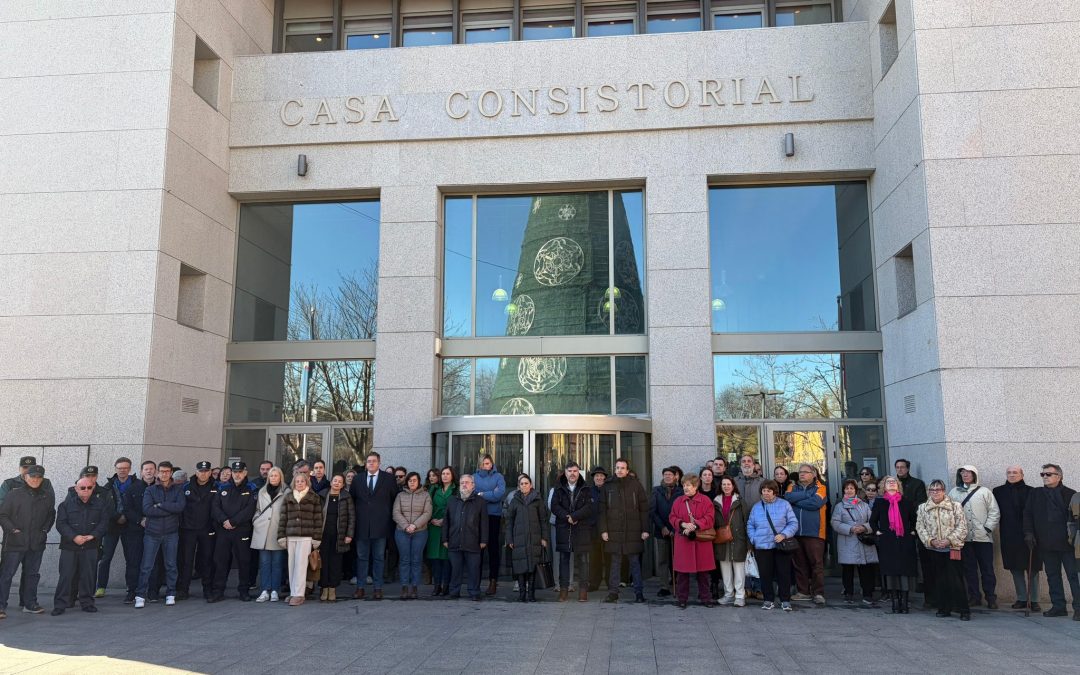 Leganés muestra su solidaridad con las víctimas del accidente ferroviario de Adamuz