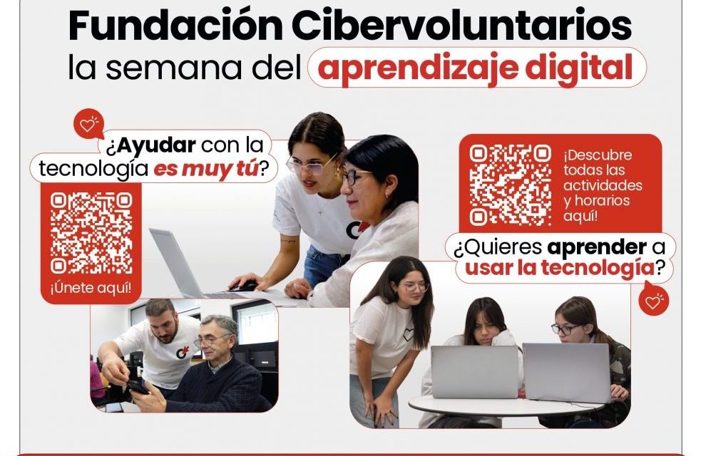 Fundación Cibervoluntarios y centro comercial Bulevar acercan la tecnología a la ciudadanía por el Día del Aprendizaje Digital