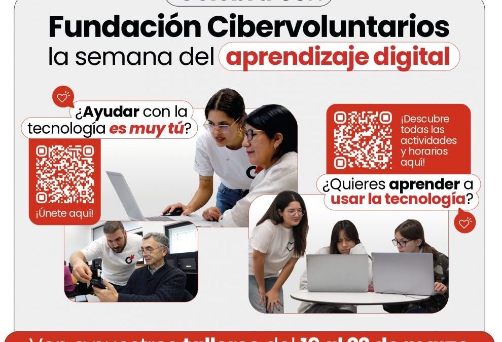 Fundación Cibervoluntarios y centro comercial Bulevar acercan la tecnología a la ciudadanía por el Día del Aprendizaje Digital