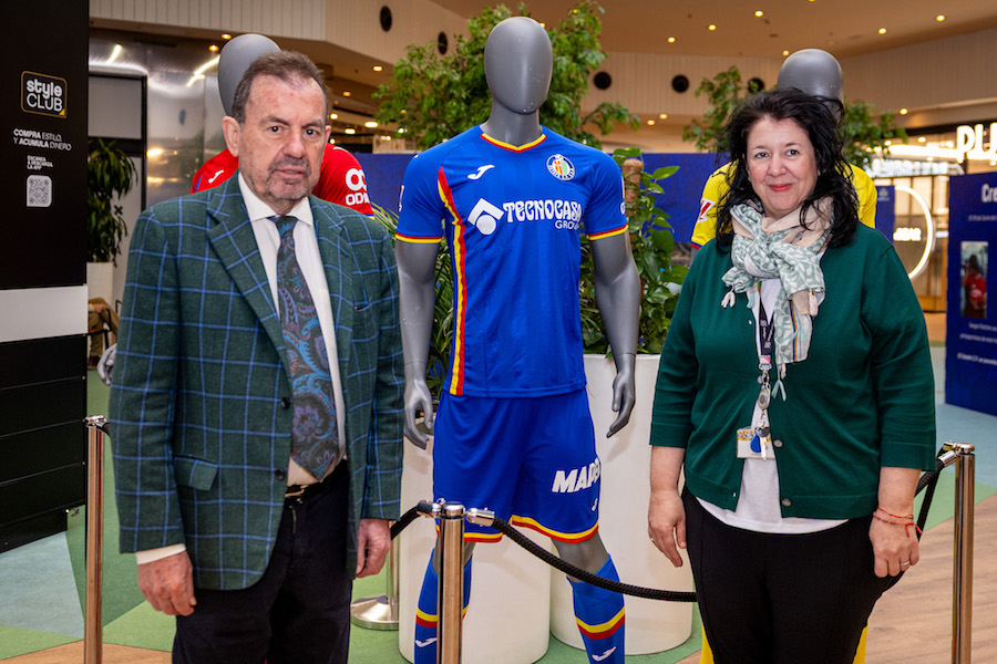 El Getafe C.F. inaugura una exposición sobre su historia y futuro en Getafe The Style Outlets