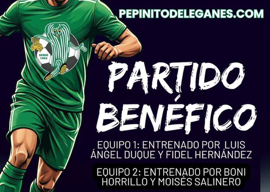 Leganés celebrará un partido benéfico con exjugadores, políticos y patrocinadores locales organizado por la Asociación Pepinito